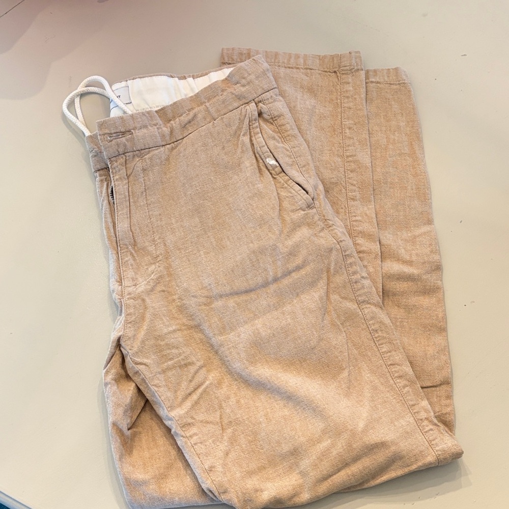 Old Navy Men's Corduroy Drawstring Pants - Light Tan
